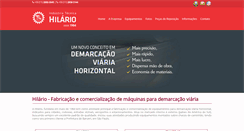 Desktop Screenshot of hilario.com.br